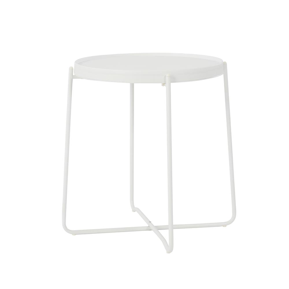 โต๊ะข้าง FURDINI FLINT สีขาว_0