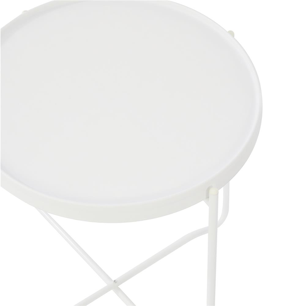 โต๊ะข้าง FURDINI FLINT สีขาว