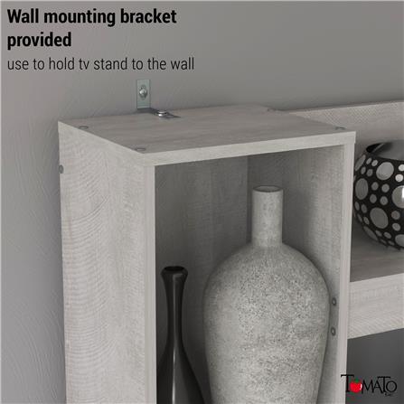 ตู้วางทีวี TOMATO HOME PRESLEY 195.5 ซม. สีเทา_3