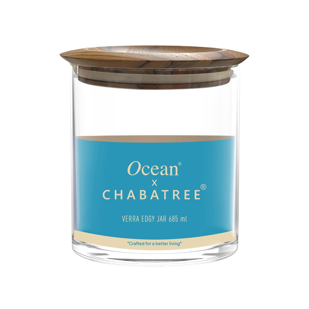 ขวดโหลแก้ว 685 มล. OCEAN GLASS VERRA EDGY