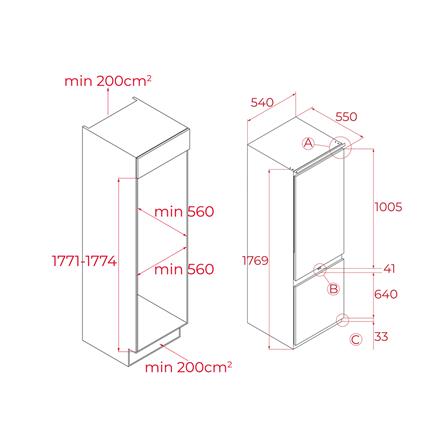 ตู้เย็นบิวท์อิน TEKA RBF 73380 FIEU 8.6 คิว_7