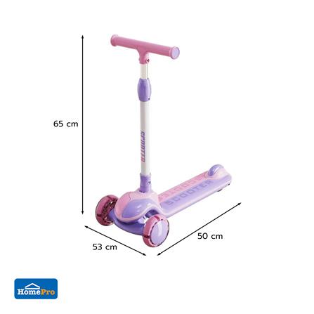 สกู๊ตเตอร์เด็ก GRANDE G1 สีม่วง/ชมพู_9