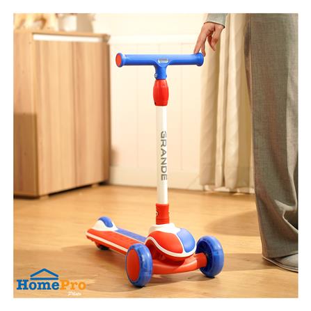 สกู๊ตเตอร์เด็ก GRANDE G1 สีน้ำเงิน/แดง_4