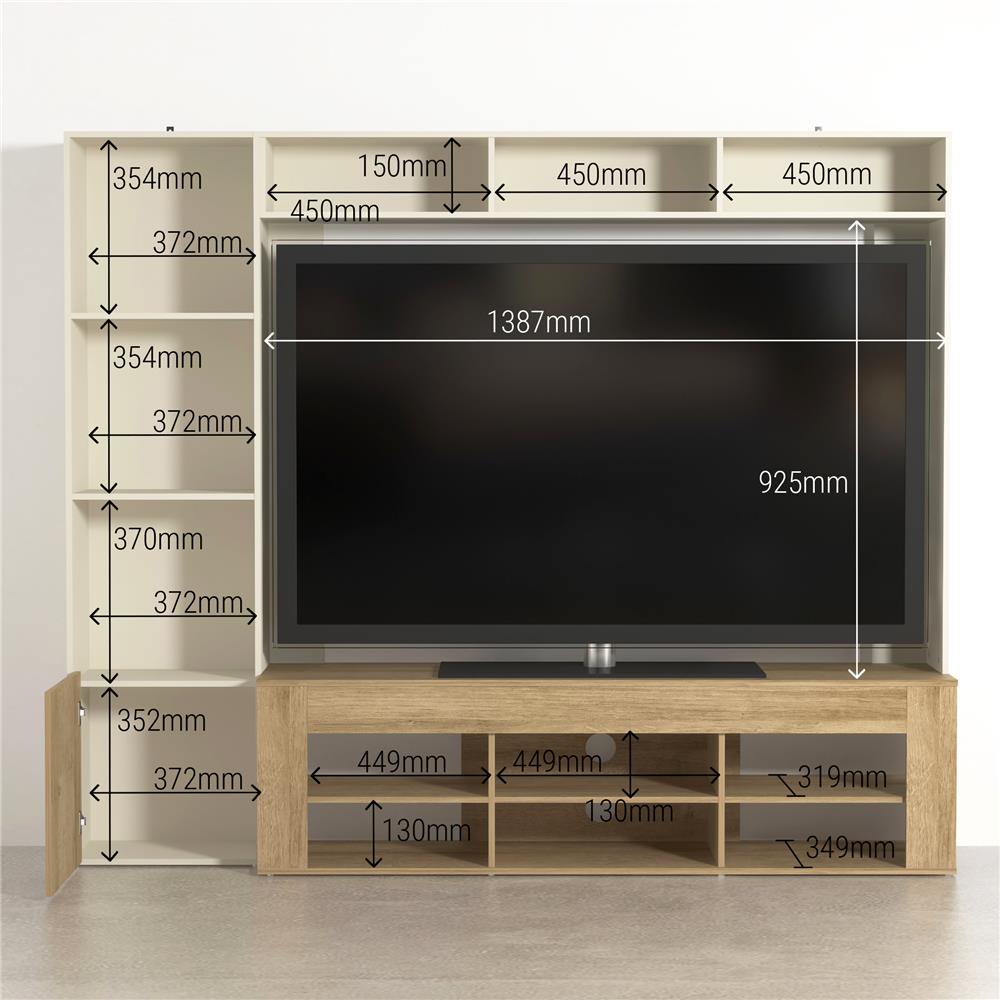 ชุดตู้วางทีวี TOMATO HOME PRESTON 179.5 ซม. สีเบจ