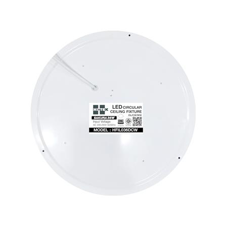 ไฟเพดาน LED HI-TEK HFIL136DCW 15 นิ้ว 36 วัตต์ DAYLIGHT/COOL WHITE/WARM WHITE สีขาว_2