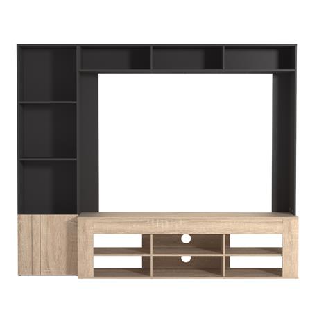 ชุดตู้วางทีวี TOMATO HOME PRESTON 179.5 ซม. สีเทา_0