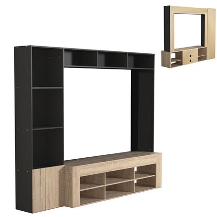 ชุดตู้วางทีวี TOMATO HOME PRESTON 179.5 ซม. สีเทา_1