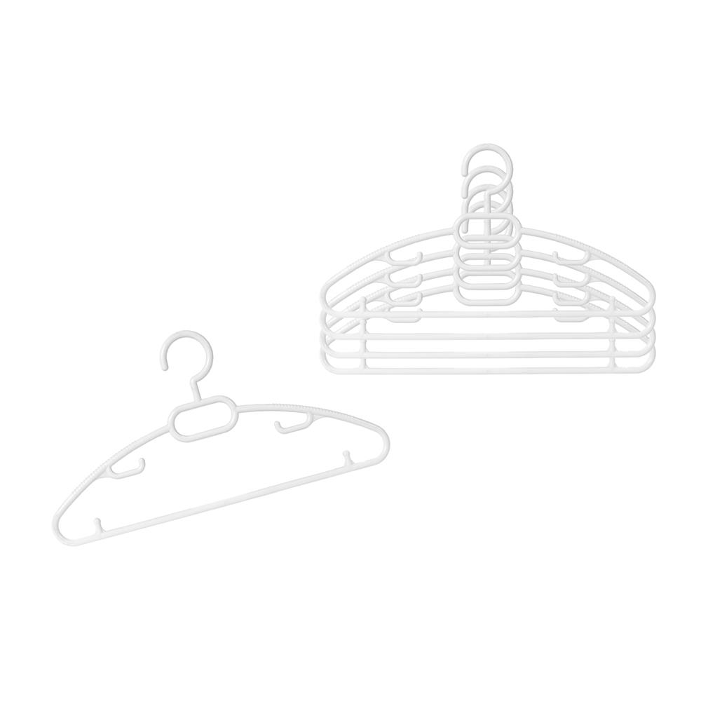 ไม้แขวนเสื้อ PLIM LINO HG-888 สีขาว (แพ็ก 6 ชิ้น)