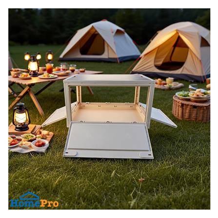 กล่องเก็บของพับได้พร้อมเก้าอี้ STACKO GLAM TOP ไม้ 59.5x41.5x34.7 ซม. สีเบจ_10