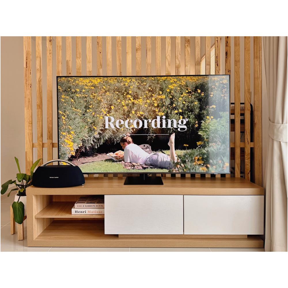 ตู้วางทีวี TOMATO HOME DOLCE 180 ซม. สีขาว/โอ๊ค