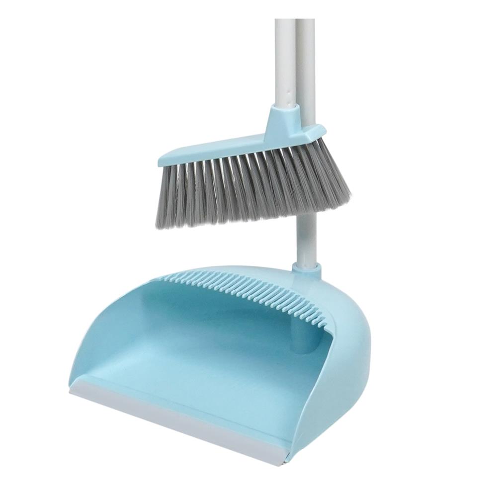 ชุดไม้กวาดพร้อมที่โกยผง ACCO PASTEL สีฟ้า