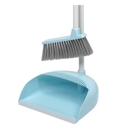 ชุดไม้กวาดพร้อมที่โกยผง ACCO PASTEL สีฟ้า_2