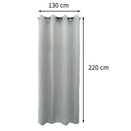 ผ้าม่าน EYELET HOME LIVING STYLE MANTRA UV 130x220 ซม. สีเทา_5