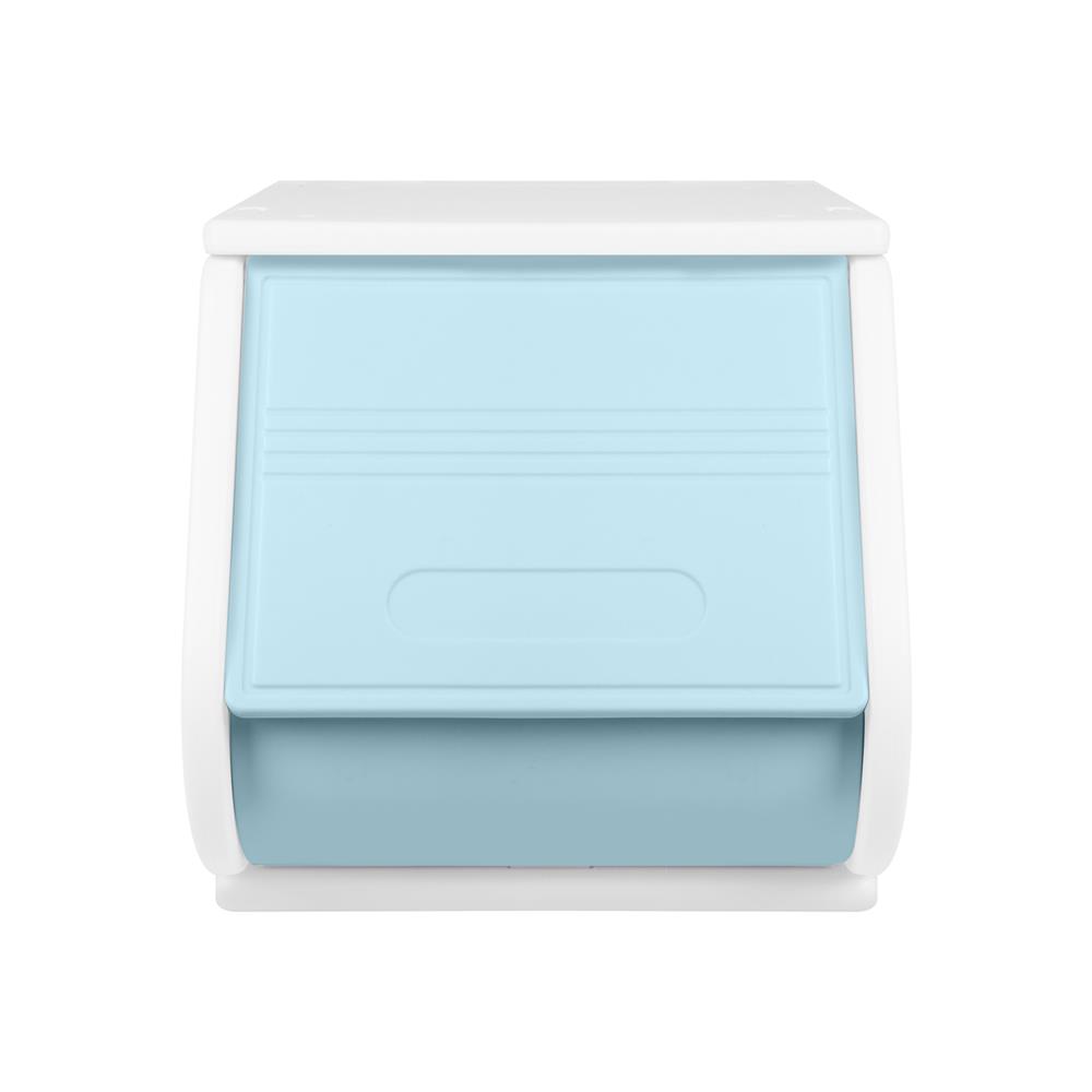 กล่องบานเปิด STACKO LITTLE-P 30x37x31 ซม. สีขาว/ฟ้า