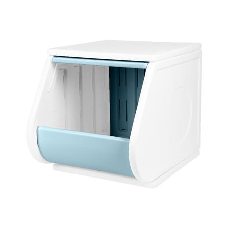 กล่องบานเปิด STACKO LITTLE-P 30x37x31 ซม. สีขาว/ฟ้า_2