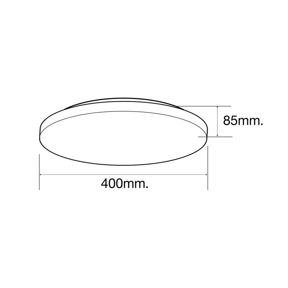 ไฟเพดาน LED HI-TEK HFIL536DCW 15 นิ้ว 36 วัตต์ DAYLIGHT/COOL WHITE/WARM WHITE สีขาว