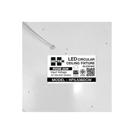 ไฟเพดาน LED HI-TEK HFIL536DCW 15 นิ้ว 36 วัตต์ DAYLIGHT/COOL WHITE/WARM WHITE สีขาว_8