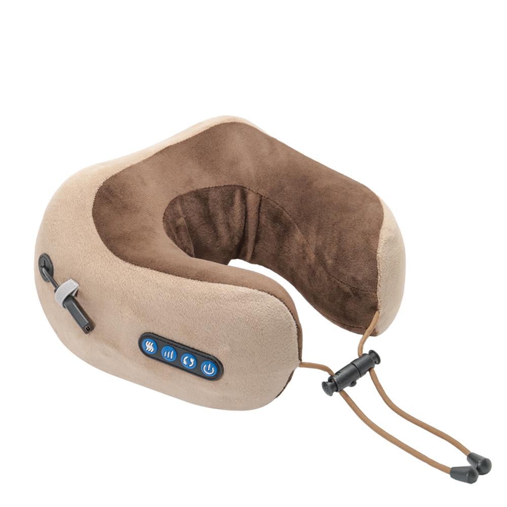 เก้าอี้นวดไฟฟ้า RESTER NOVA + เครื่องนวดคอไฟฟ้า INAP สีน้ำตาล