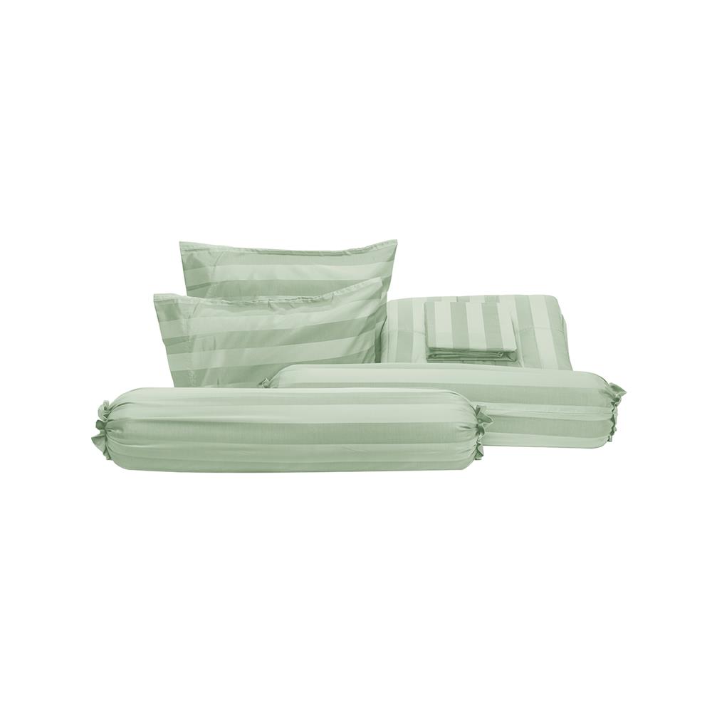 ชุดผ้าปูที่นอน 6 ฟุต (ชุด 6 ชิ้น) PICASSO JASMIME สี GREEN