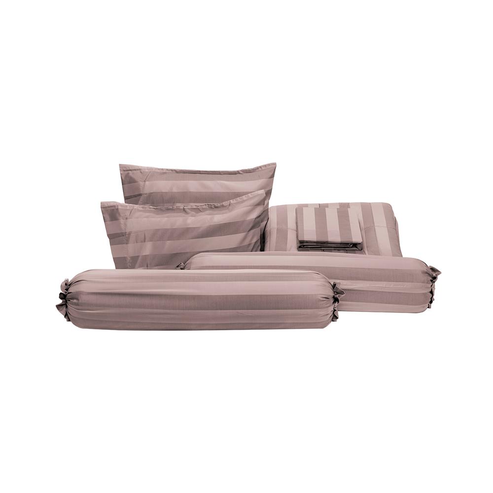 ชุดผ้าปูที่นอน 6 ฟุต (ชุด 6 ชิ้น) PICASSO JASMIME สี BROWN