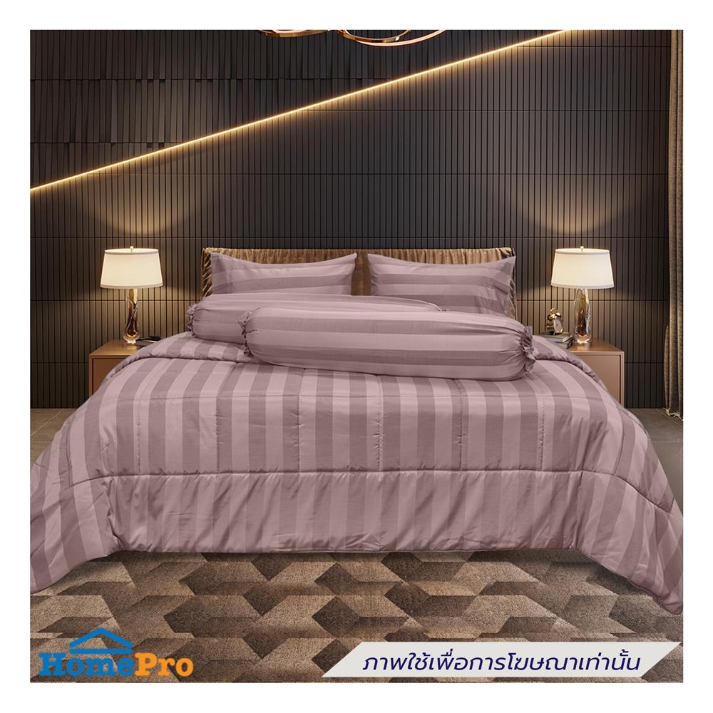 ชุดผ้าปูที่นอน 6 ฟุต (ชุด 6 ชิ้น) PICASSO JASMIME สี BROWN