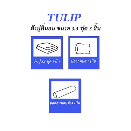 ชุดผ้าปูที่นอน 3.5 ฟุต (ชุด 3 ชิ้น) TULIP DELIGHT 60058-DL585_4