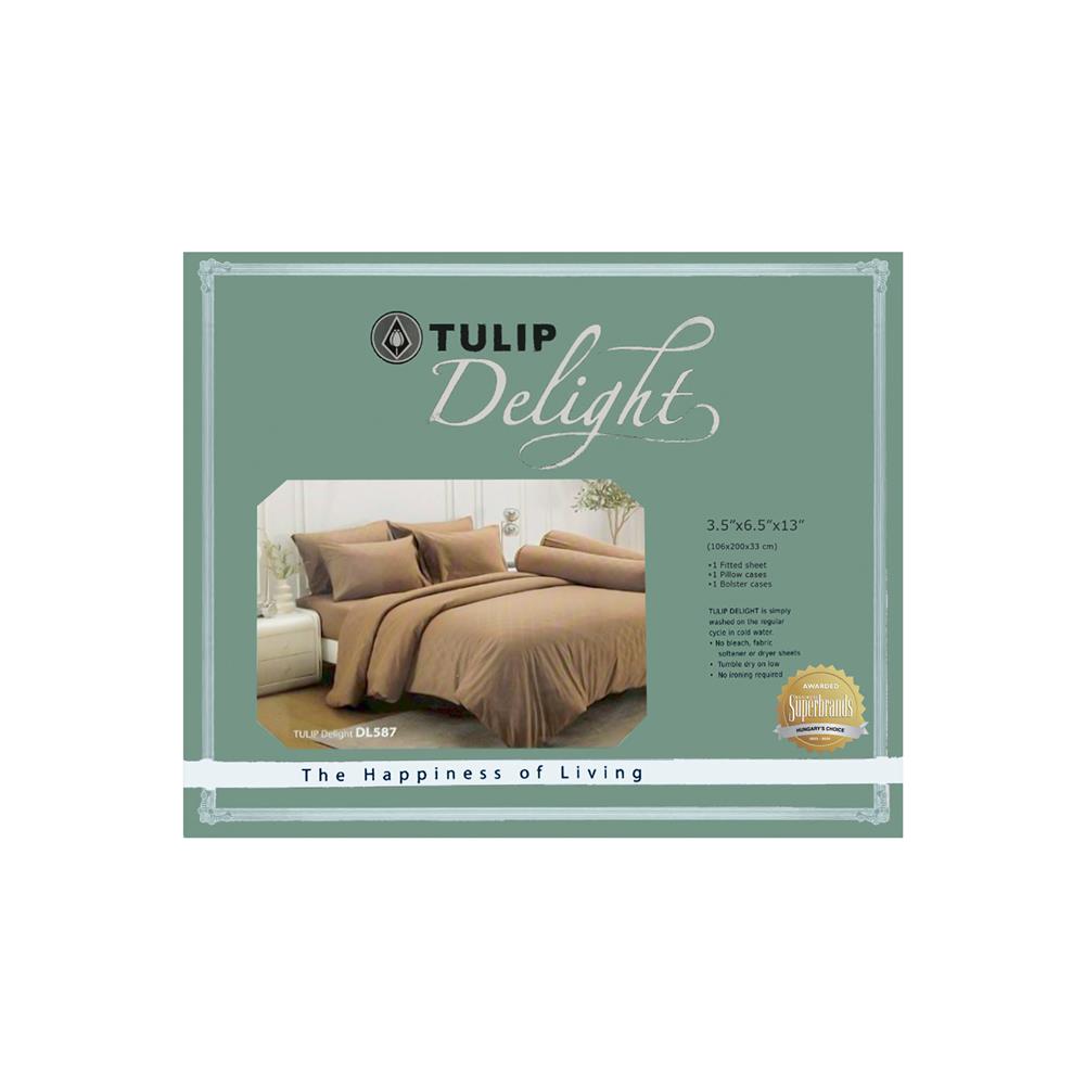 ชุดผ้าปูที่นอน 3.5 ฟุต (ชุด 3 ชิ้น) TULIP DELIGHT 60058-DL587