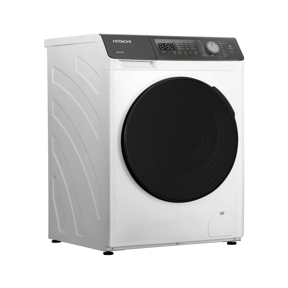 เครื่องซักผ้าฝาหน้า HITACHI BD-904HVOW 9 กก. 1400RPM อินเวอร์เตอร์ สีขาว