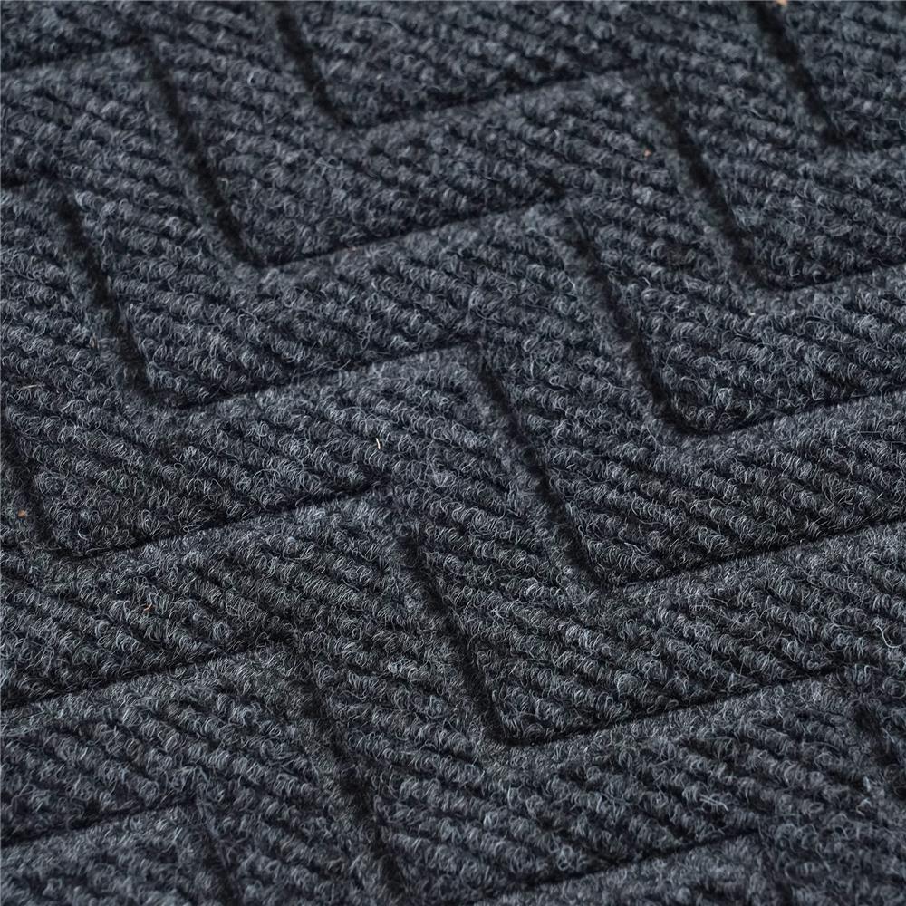 พรมเช็ดเท้าดักฝุ่น HOME LIVING STYLE MOON 45X75 ซม. สีเทา