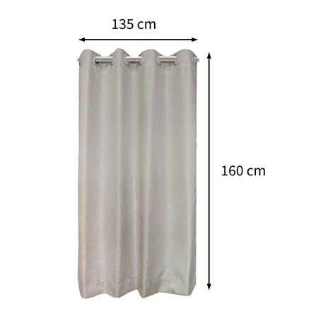 ผ้าม่าน EYELET HOME LIVING STYLE ALYSIA UV 135X160 ซม. สีครีม_5
