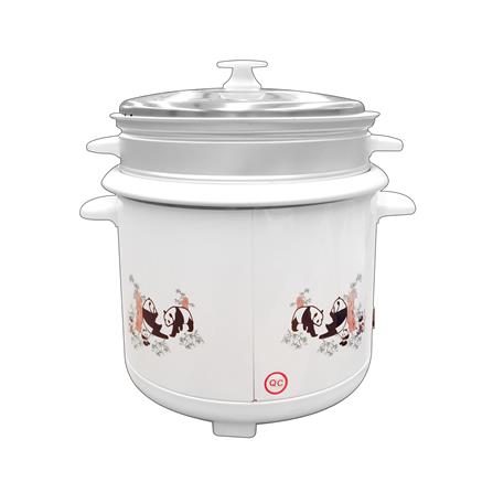 หม้อหุงข้าว MANUAL 1.8 ลิตร SKG SK-518 ลายแพนด้า สีขาว_3