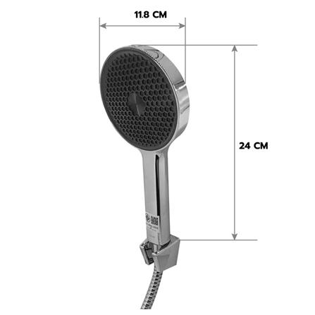 ฝักบัวสายอ่อน 1 ระดับ LUZERN HS-3309 สีโครม_2