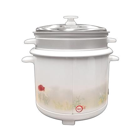 หม้อหุงข้าว MANUAL 1.8 ลิตร SKG SK-518 ลายปลาทอง สีขาว_4