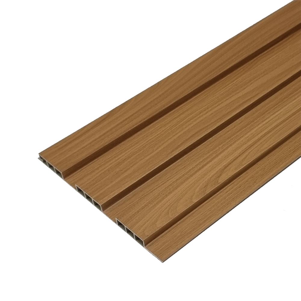 แผ่นผนัง PVC INOVAR FLOOR WPE885A 19.3x1.2x240 ซม. สี THAI TEAK