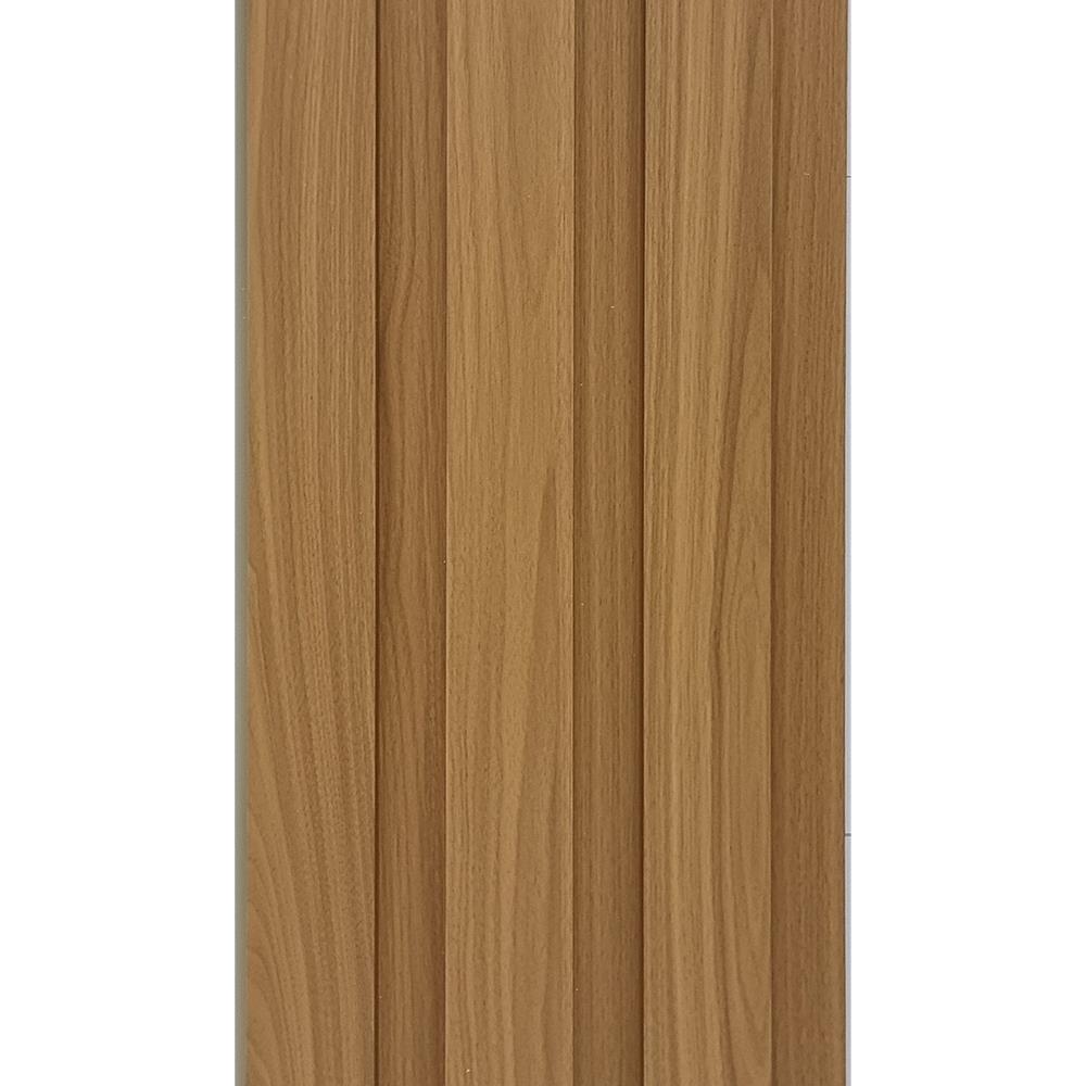 แผ่นผนัง PVC INOVAR FLOOR WPE885A 19.3x1.2x240 ซม. สี THAI TEAK