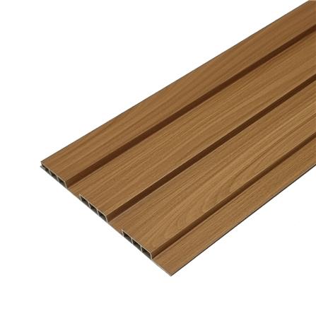 แผ่นผนัง PVC INOVAR FLOOR WPE885A 19.3x1.2x240 ซม. สี THAI TEAK