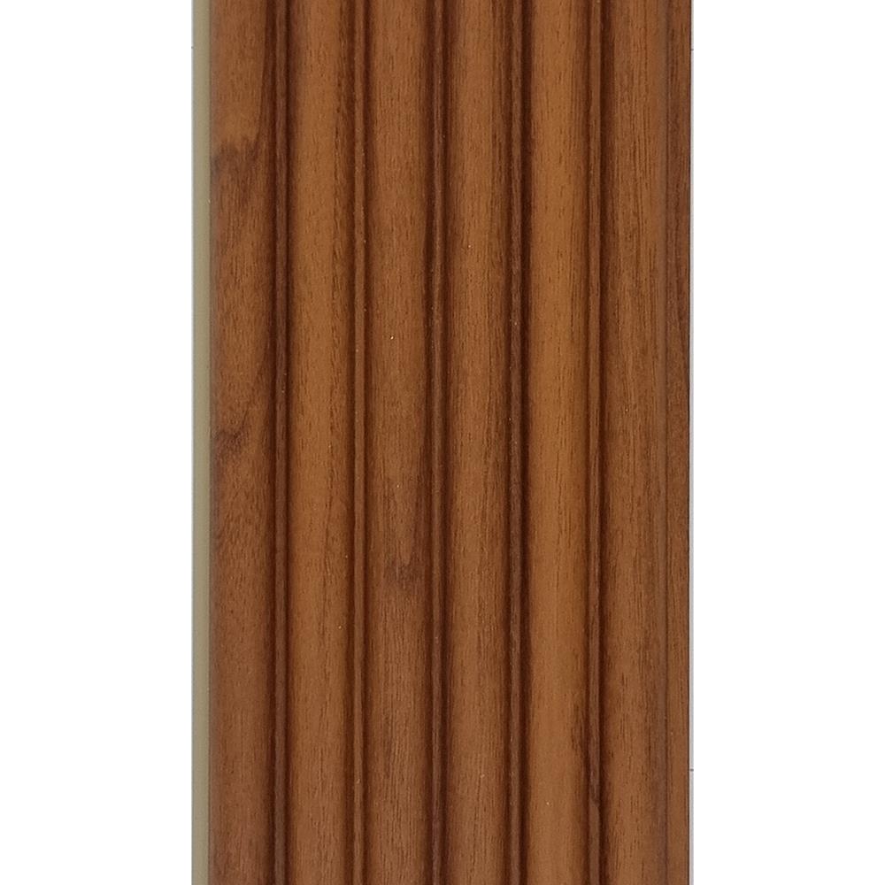 แผ่นผนัง PVC INOVAR FLOOR WPA863A 15x1.3x240 ซม. สี BURMESE TEAK