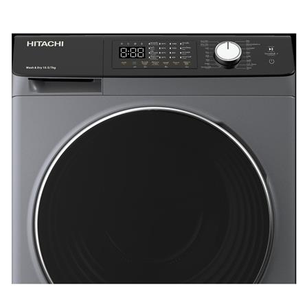 เครื่องซักอบผ้าฝาหน้า HITACHI BD-D1054HVOS 10.5/7 กก. 1400RPM อินเวอร์เตอร์ สีเทา_4