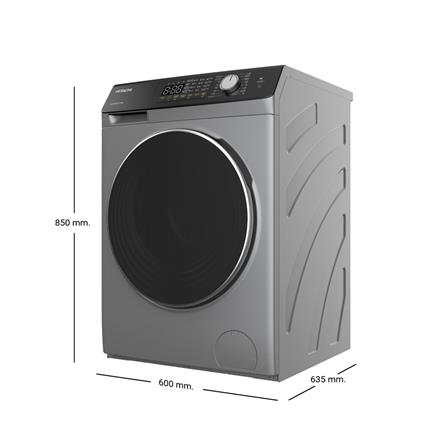 เครื่องซักอบผ้าฝาหน้า HITACHI BD-D1054HVOS 10.5/7 กก. 1400RPM อินเวอร์เตอร์ สีเทา_6