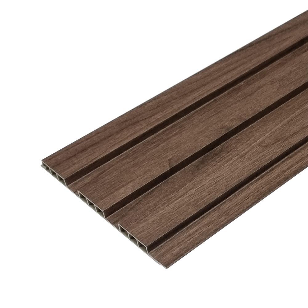 แผ่นผนัง PVC INOVAR FLOOR WPE870A 19.3x1.2x240 ซม. สี ENGLISH WALNUT