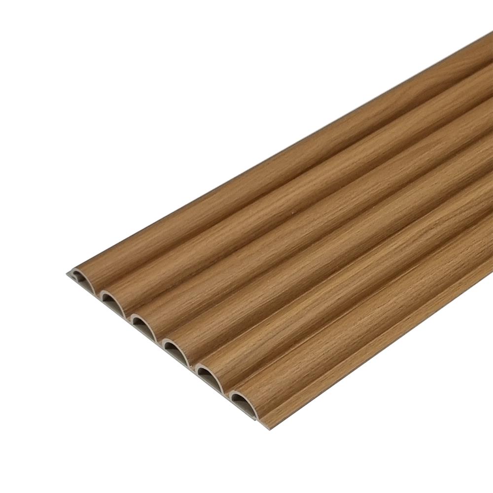 แผ่นผนัง PVC INOVAR FLOOR WPA885A 15x1.3x240 ซม. สี THAI TEAK