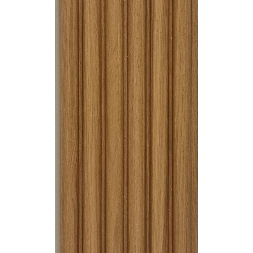 แผ่นผนัง PVC INOVAR FLOOR WPA885A 15x1.3x240 ซม. สี THAI TEAK