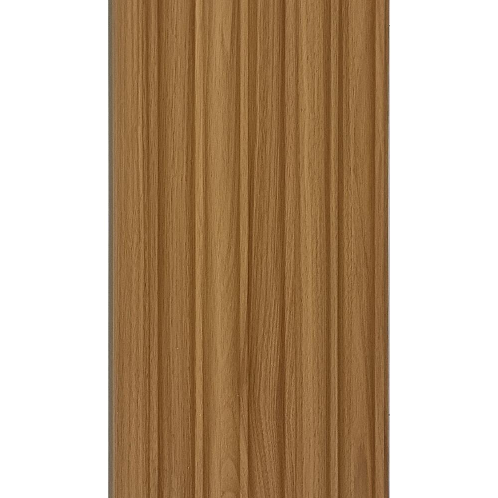 แผ่นผนัง PVC INOVAR FLOOR WPG885A 14.7x1.9x240 ซม. สี THAI TEAK