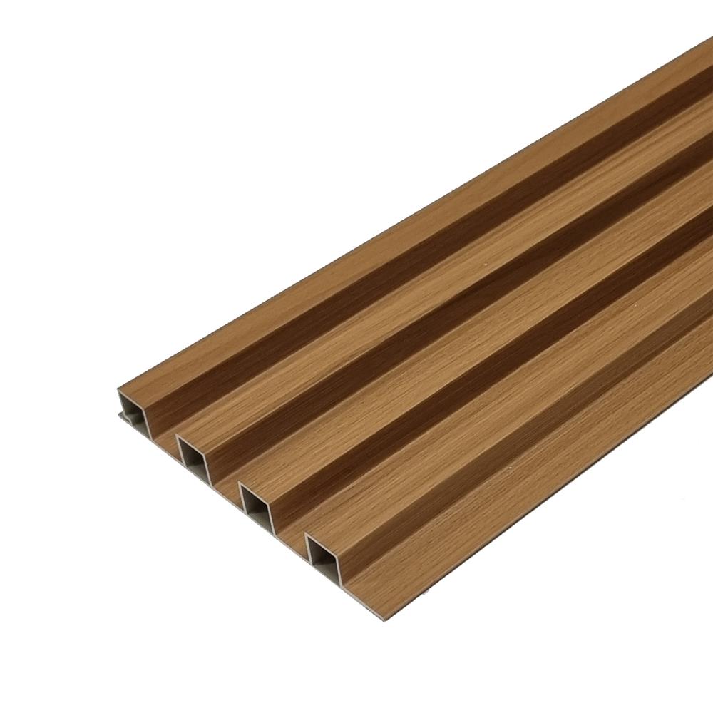 แผ่นผนัง PVC INOVAR FLOOR WPB885A 16x2x240 ซม. สี THAI TEAK