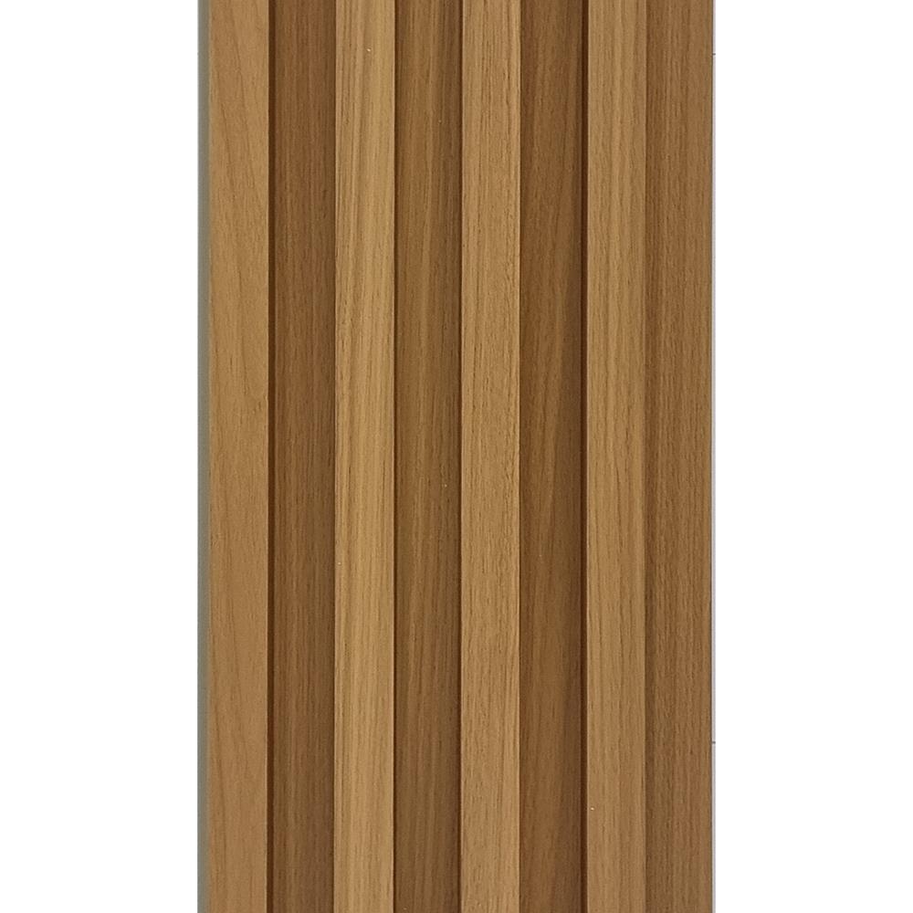 แผ่นผนัง PVC INOVAR FLOOR WPB885A 16x2x240 ซม. สี THAI TEAK