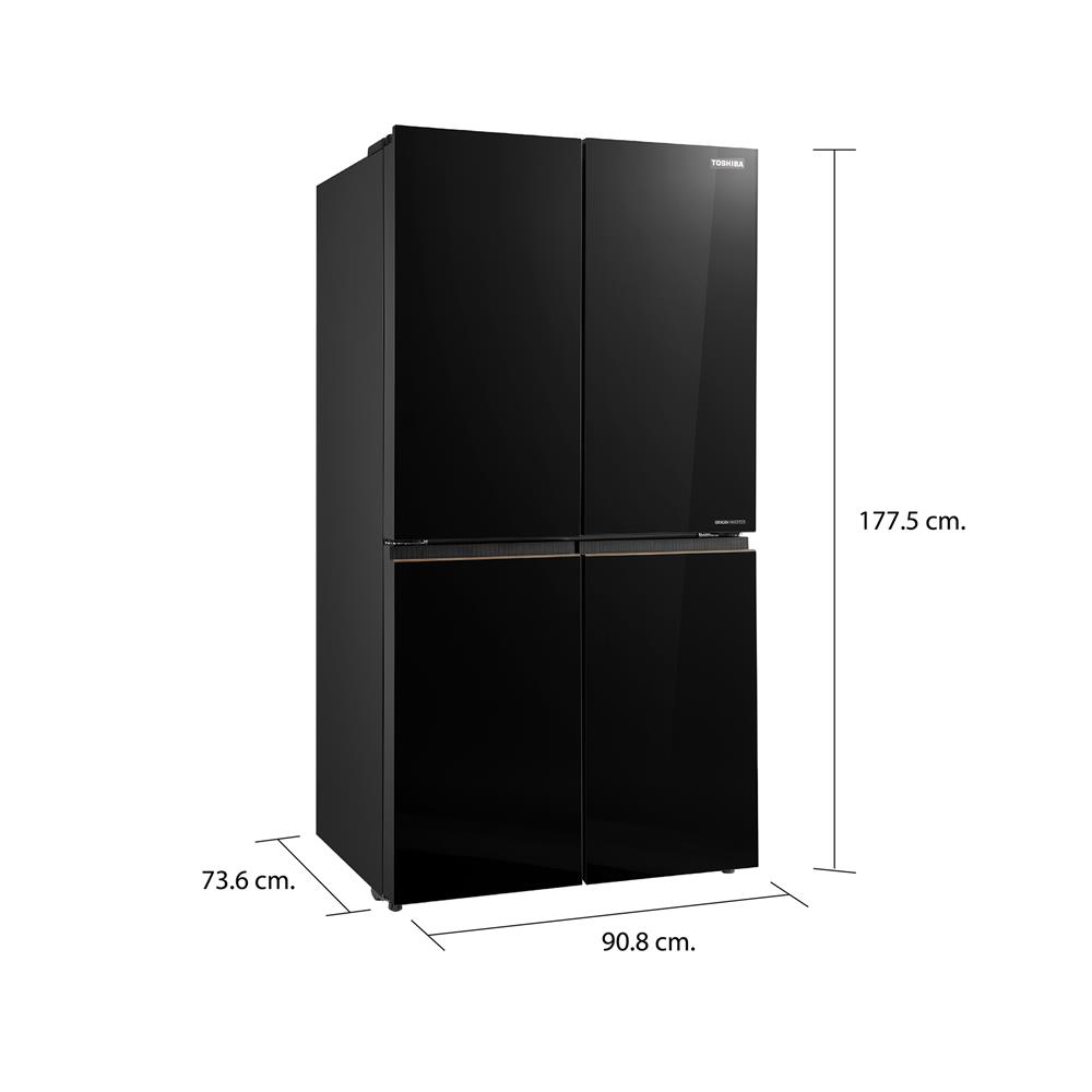 ตู้เย็น MULTI DOOR TOSHIBA GR-RF895WIA-PGTH(22) 25.1 คิว กระจกดำ