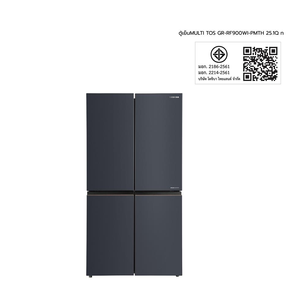 ตู้เย็น MULTI DOOR TOSHIBA GR-RF900WI-PMTH(06) 25.1 คิว สีเทาดำ