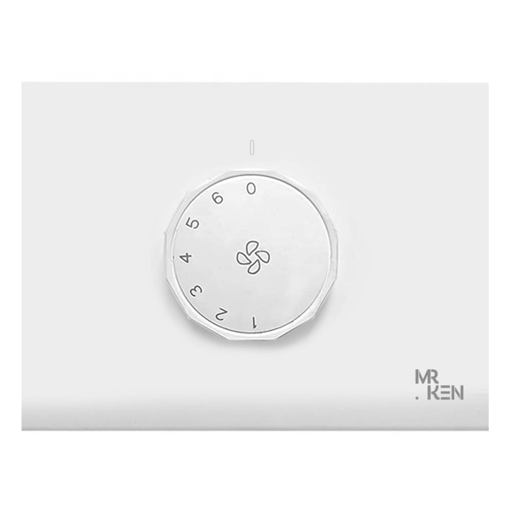 พัดลมไม่มีโคมไฟ MR.KEN 25-02136 30 นิ้ว สีขาว