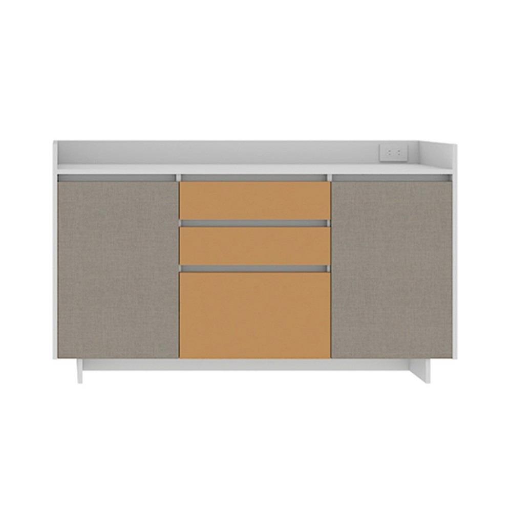 ตู้เตี้ย SB FURNITURE HAVEN 19211478 160 ซม. สีขาว