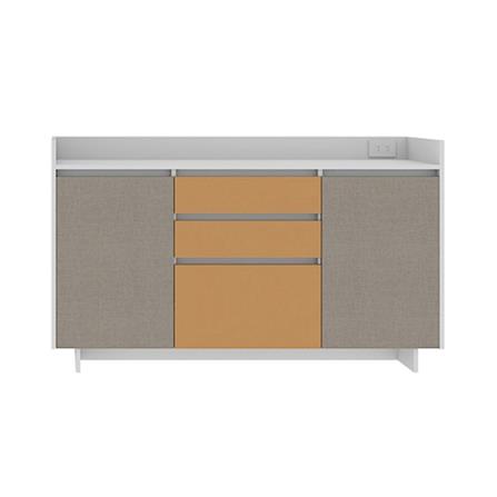 ตู้เตี้ย SB FURNITURE HAVEN 19211478 160 ซม. สีขาว_0